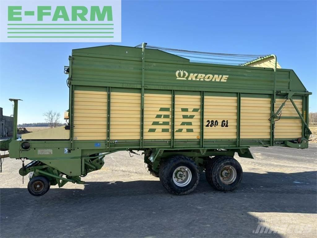Krone AX 280 GL Ремаркета за зърно / силаж
