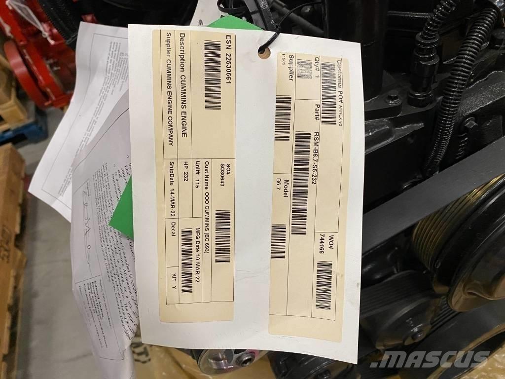 Cummins QSB6.7 Селскостопанство - Други