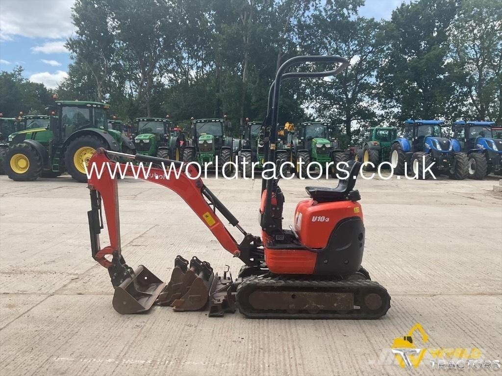 Kubota U 10-3 Мини екскаватори < 7 т