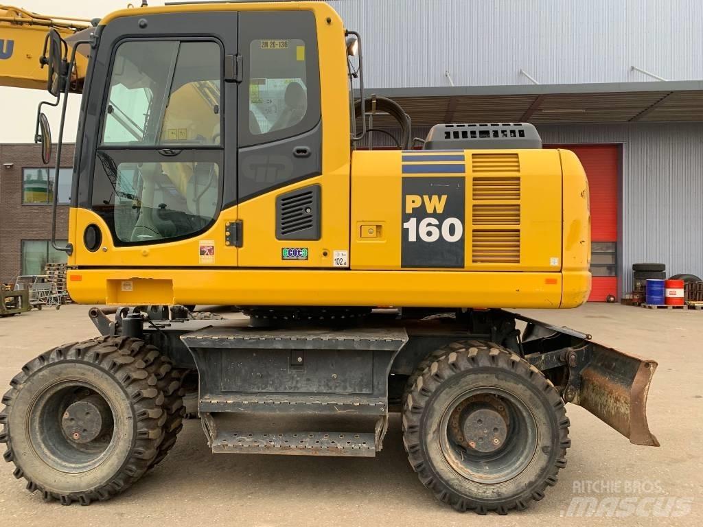 Komatsu PW 160 Колесни екскаватори