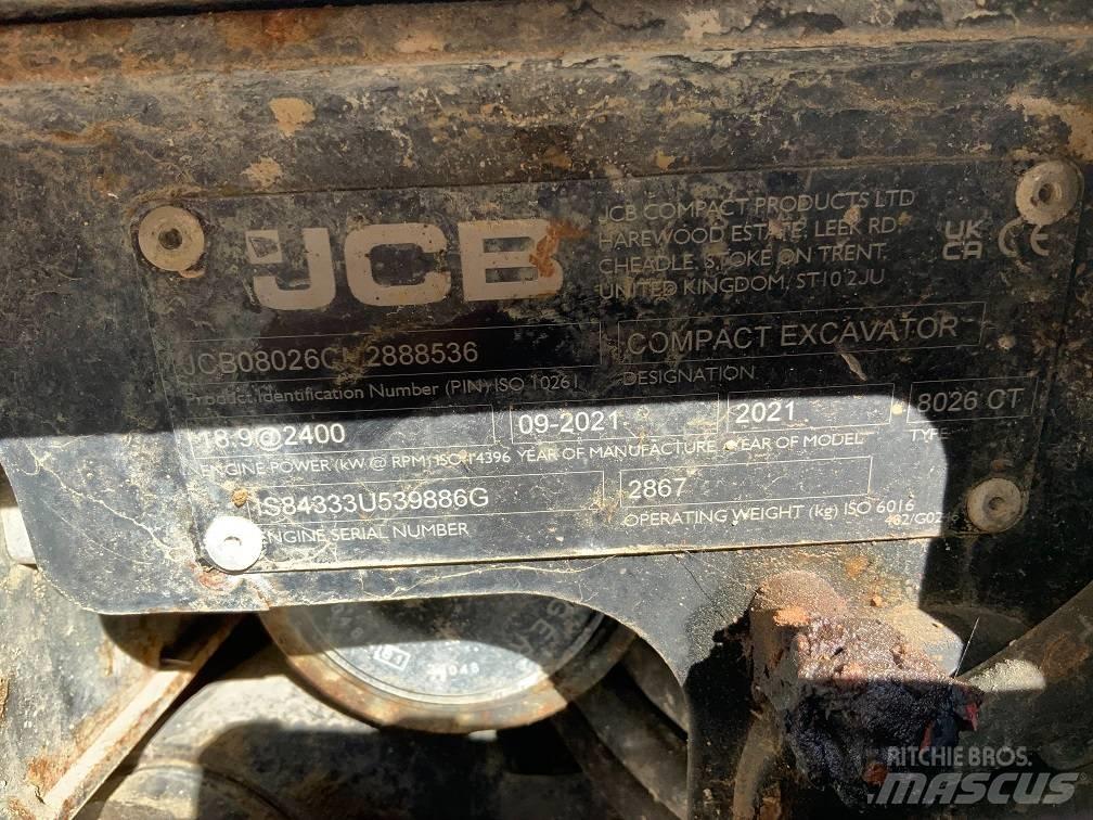 JCB 8026 CTS Мини екскаватори < 7 т