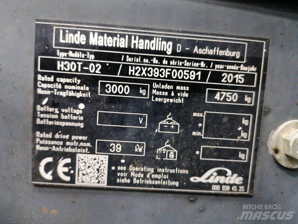 Linde H30T-02 Камиони с АГУ