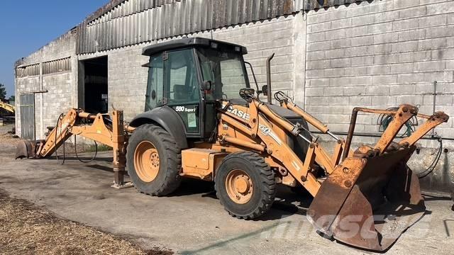 CASE 580 SR Товарач със заден ексватор
