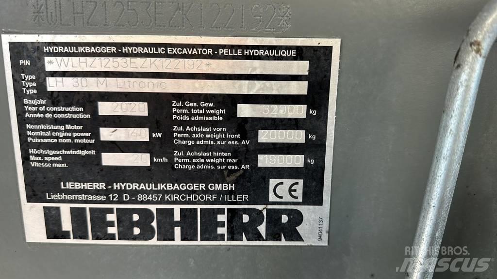 Liebherr LH 30 M Оператори на отпадъци/индустрия
