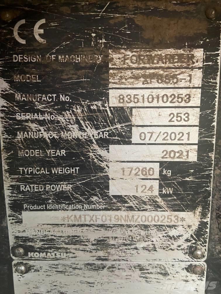 Komatsu 835tx Форуардери