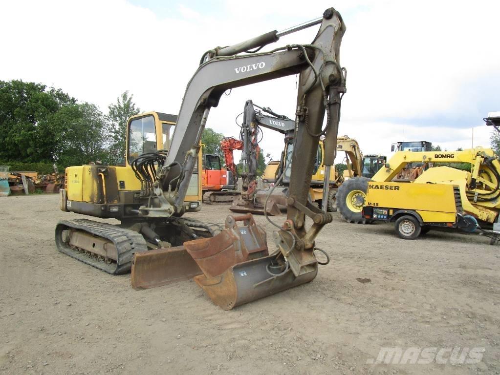 Volvo EC 70  ECR 88 Средни екскаватори 7т - 12т