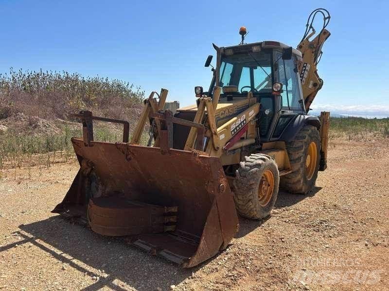 CASE 580 SLE Товарач със заден ексватор
