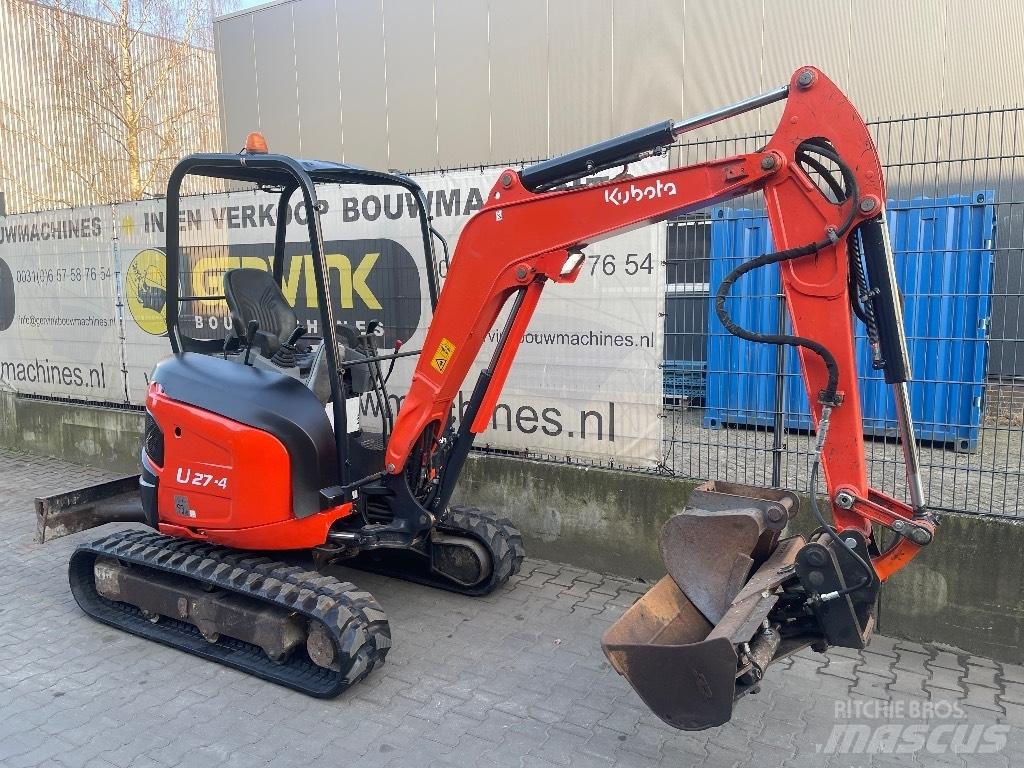Kubota U 27-4 Мини екскаватори < 7 т