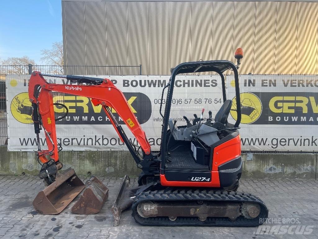 Kubota U 27-4 Мини екскаватори < 7 т
