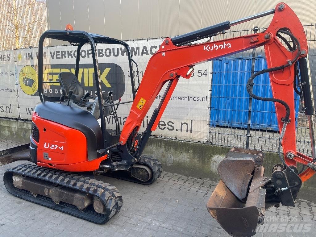 Kubota U 27-4 Мини екскаватори < 7 т