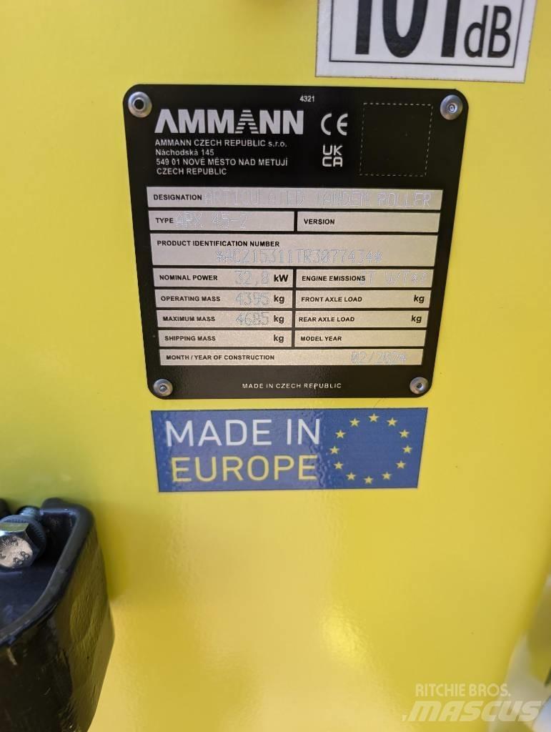 Ammann ARX45-2 Двойни барабанни ролки
