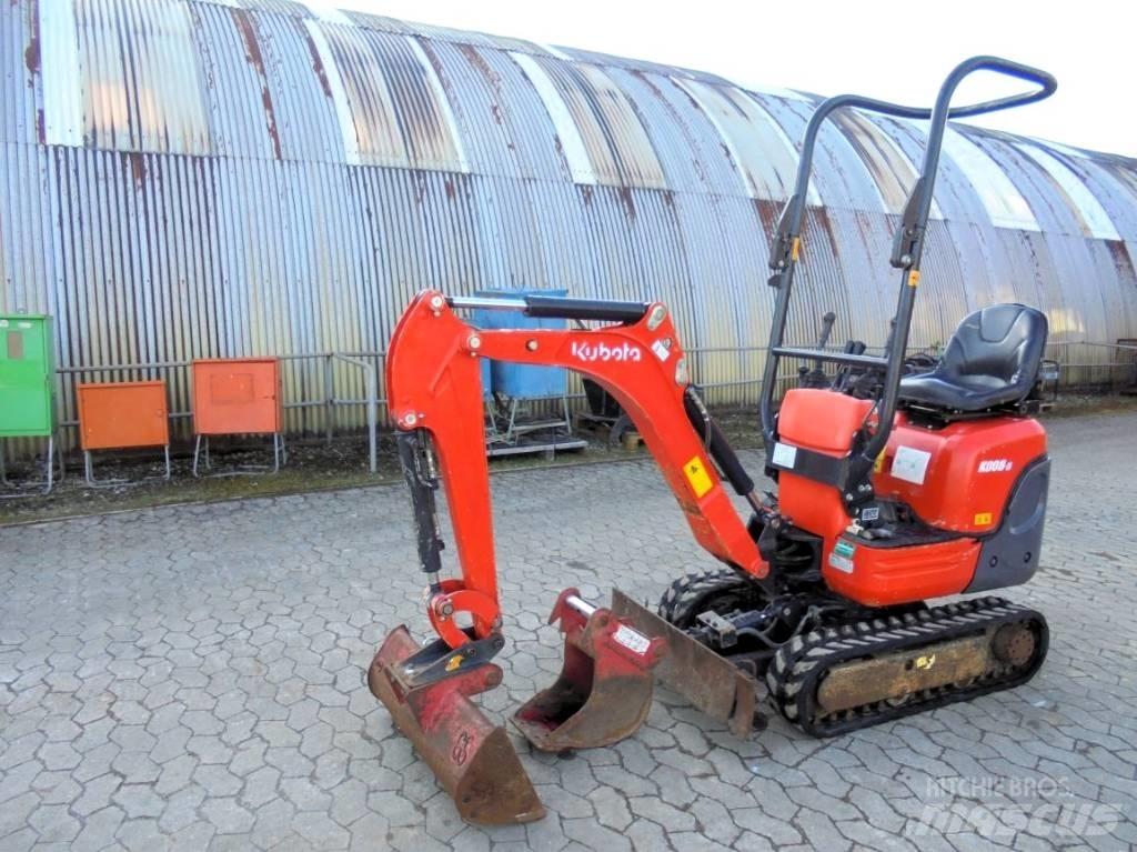 Kubota K 008-3 Мини екскаватори < 7 т