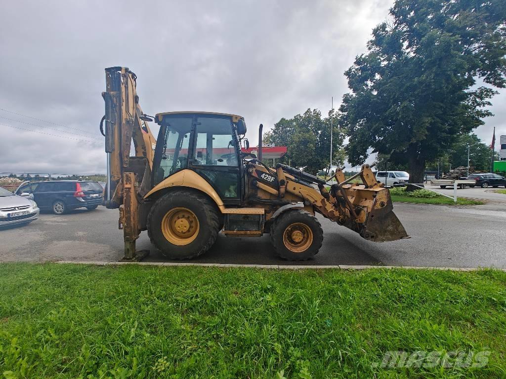 CAT 428 F Товарач със заден ексватор