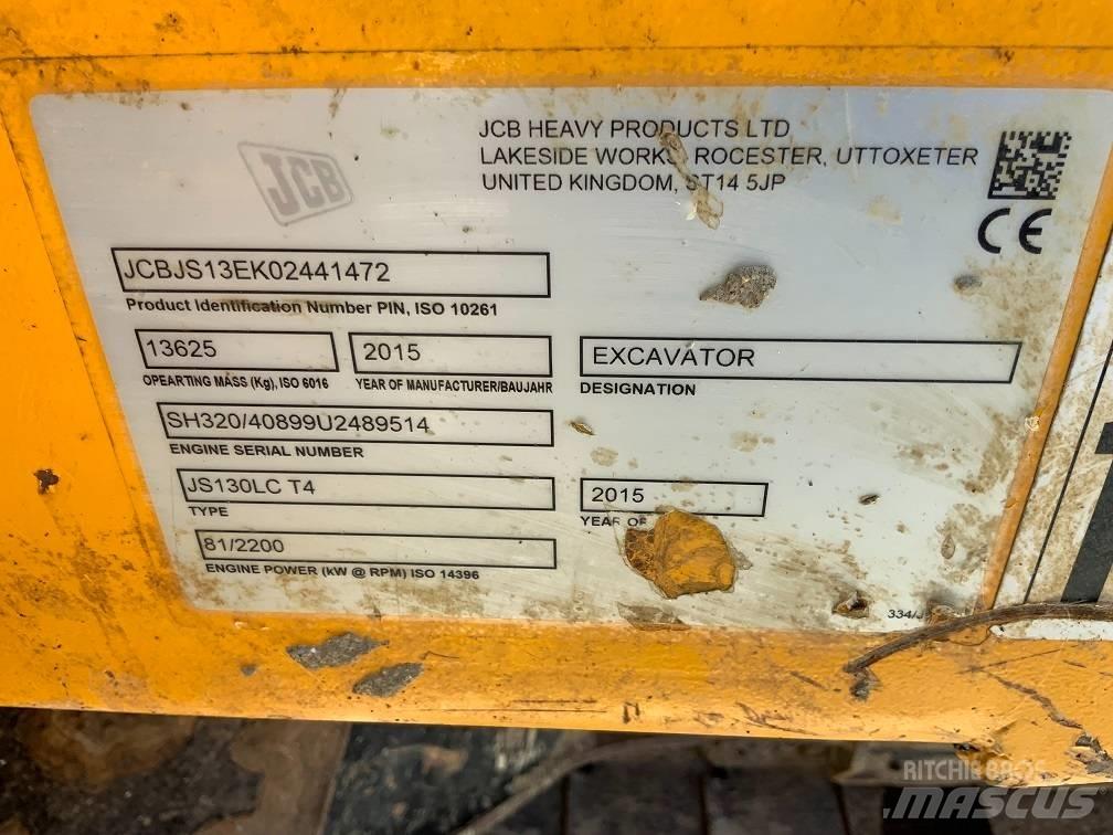 JCB JS 130 LC Верижен екскаватор