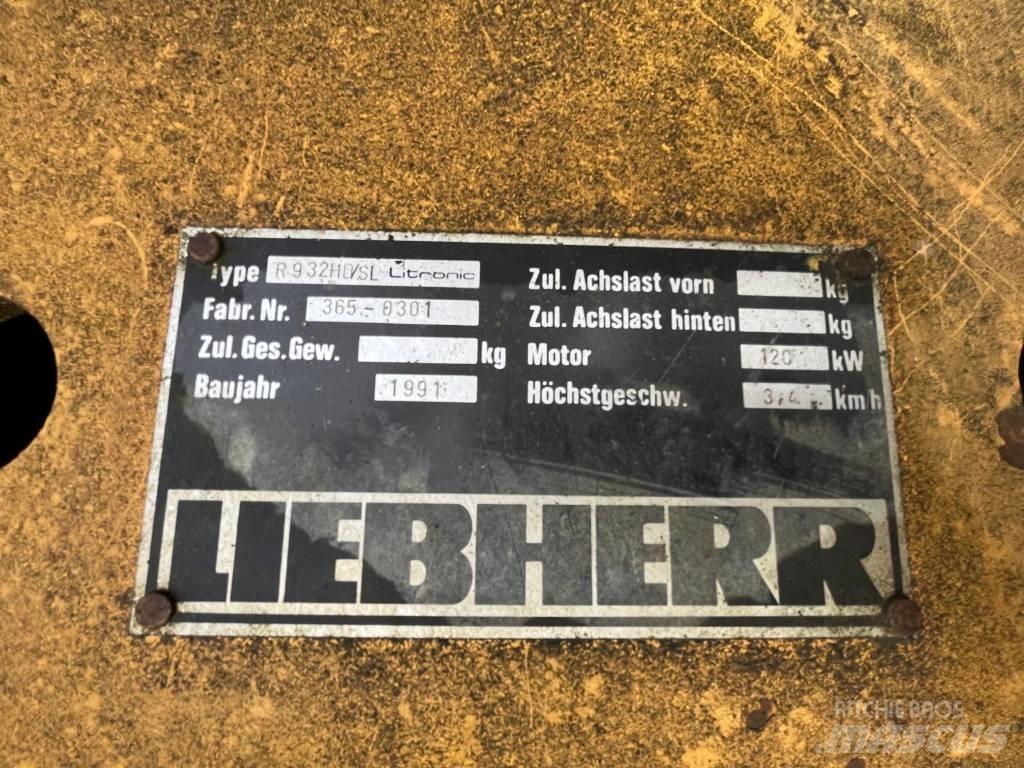 Liebherr 932 Верижен екскаватор