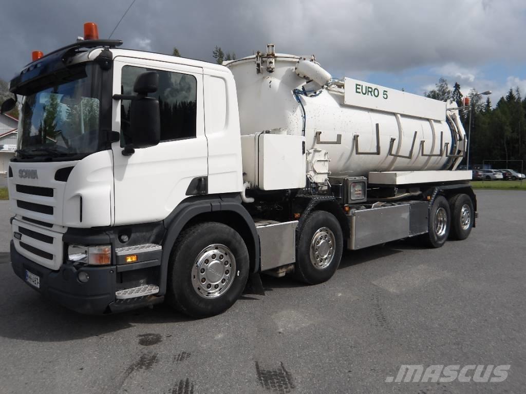 Scania P 400 LB 8x2 Комби / вакуум камиони
