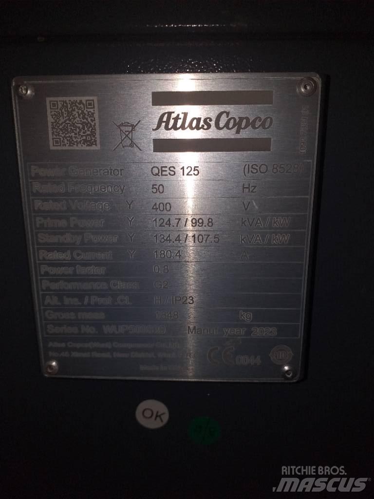 Atlas Copco QES125 Дизелови генератори
