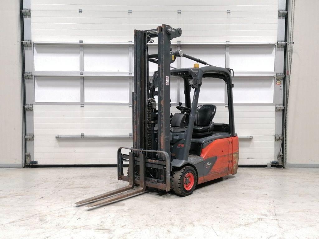 Linde E16L-02 Електрически вилични кари-повдигачи