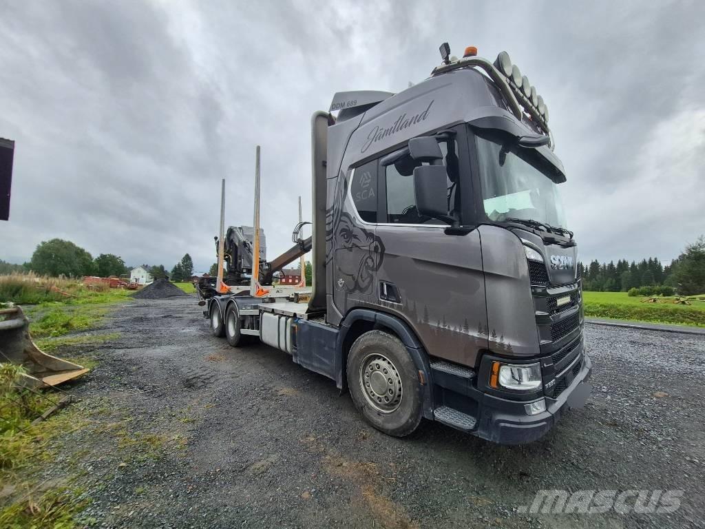 Scania R 650 За превоз на дървени трупи