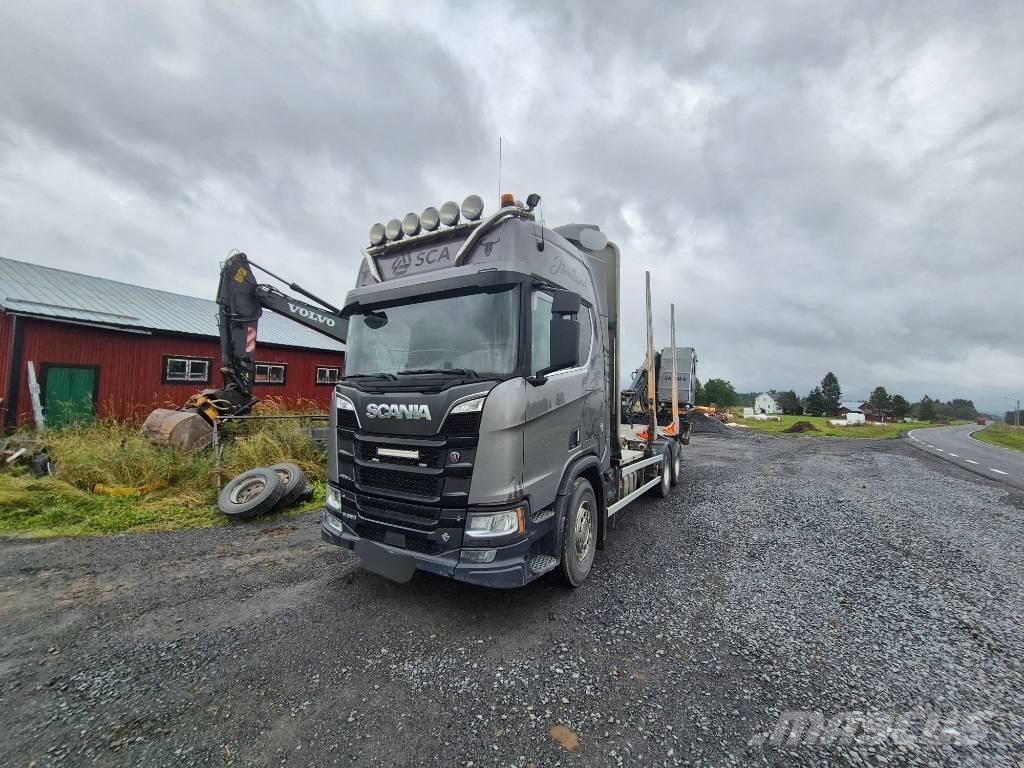 Scania R 650 За превоз на дървени трупи