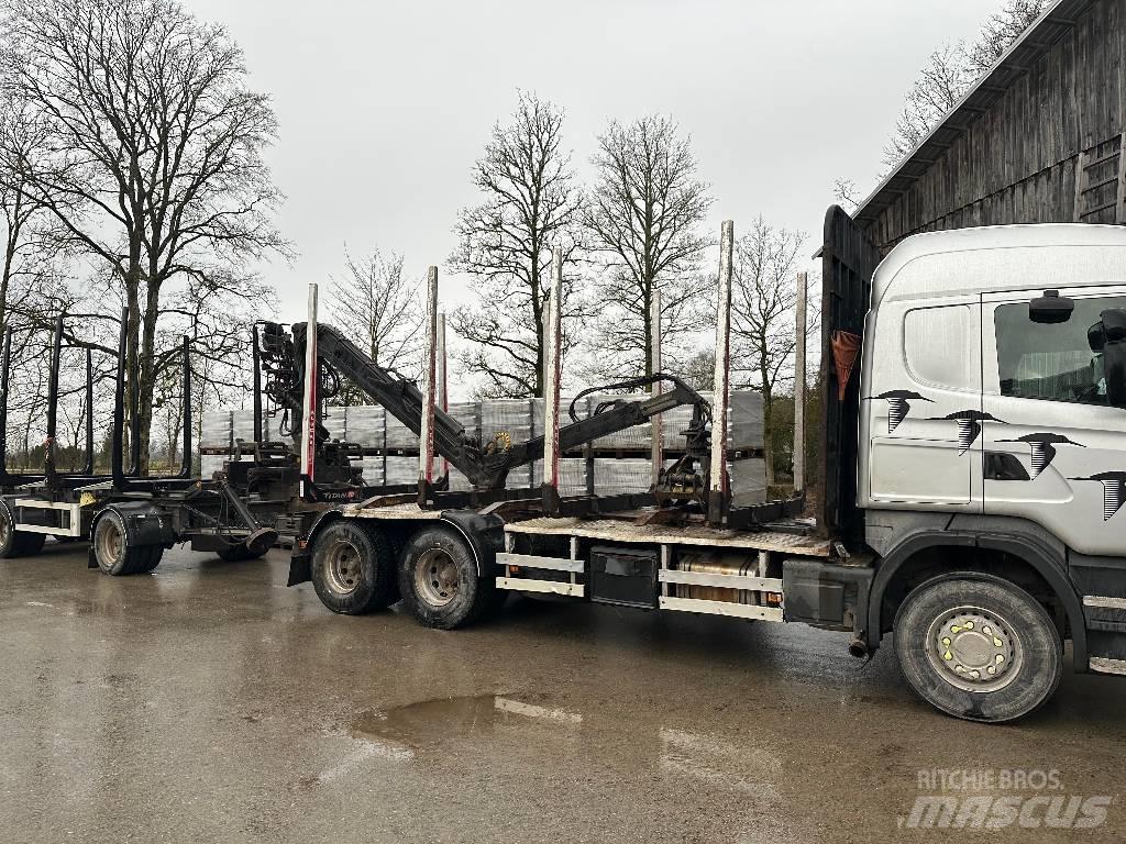 Scania R440 За превоз на дървени трупи