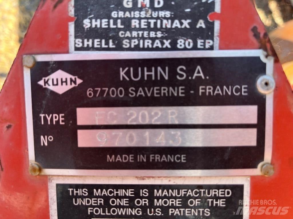 Kuhn FC 202 R Кондиционери за косачки
