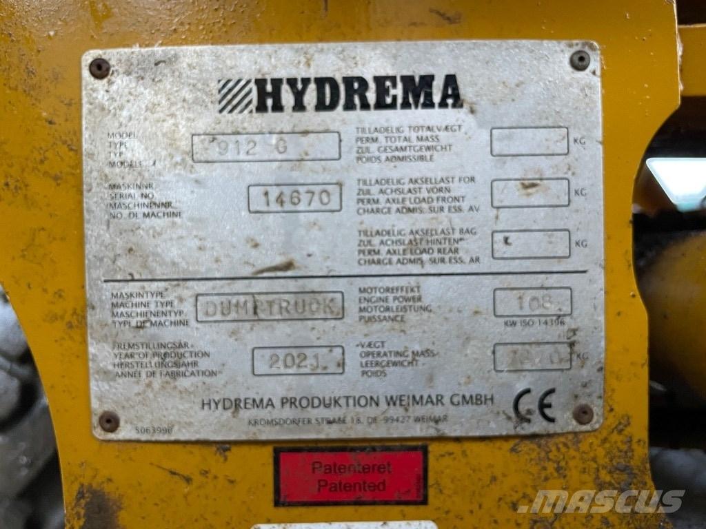 Hydrema 912 G Дъмпери/моторни превозни средства