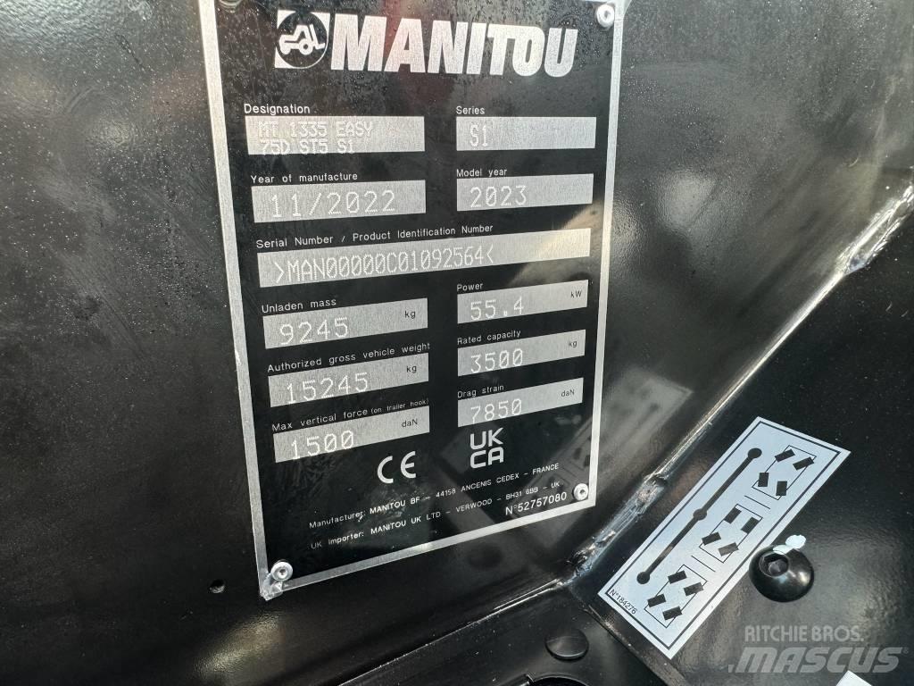 Manitou MT 1335 Телескопични товарачи