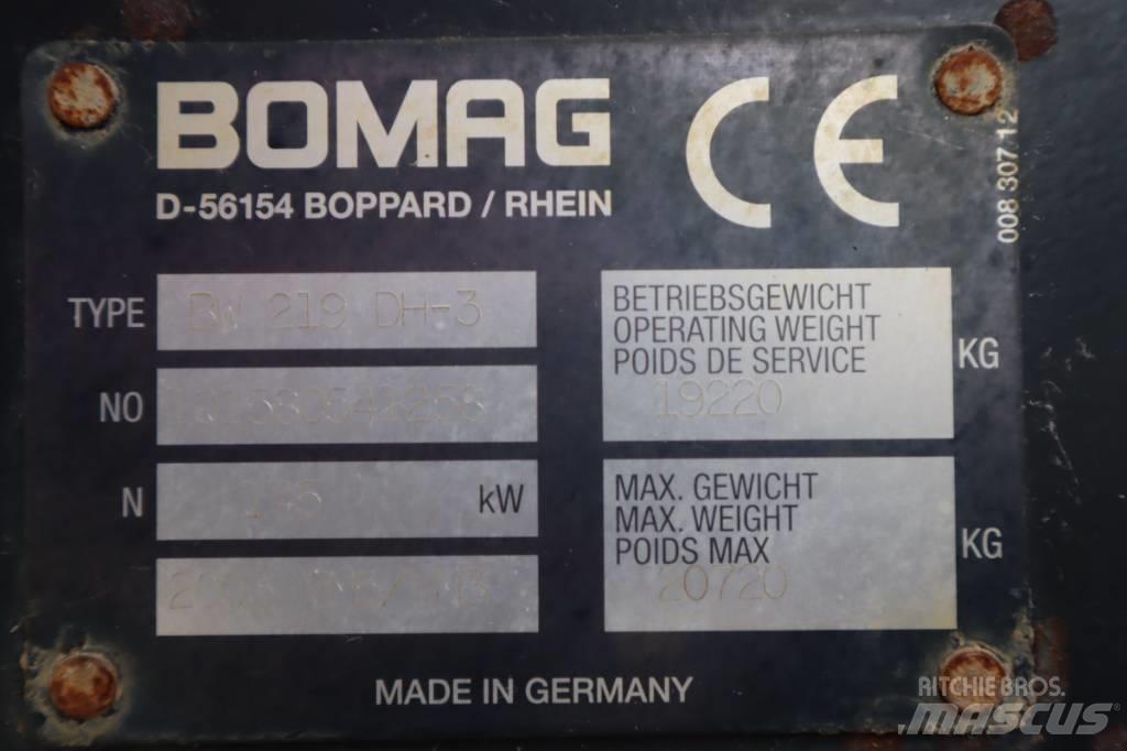 Bomag BW 219 DH-3 Еднобарабанни ролки
