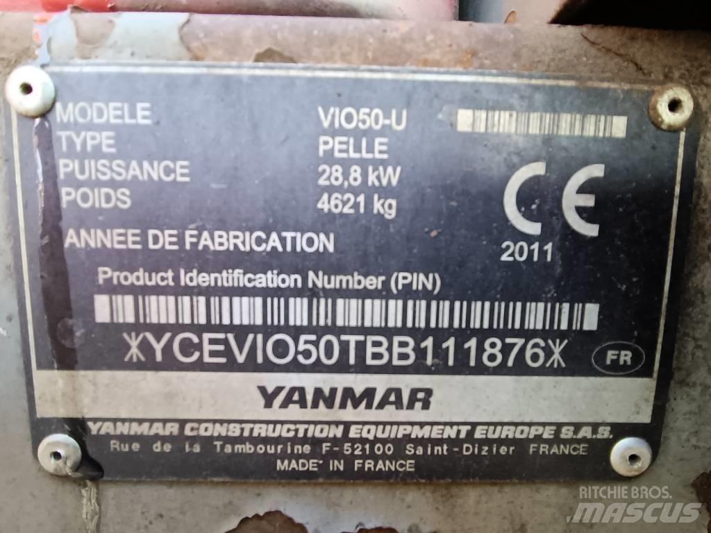 Yanmar Vio 50 Мини екскаватори < 7 т