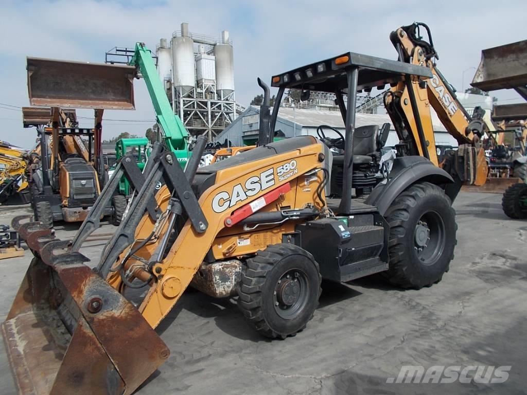 CASE 580 SN Товарач със заден ексватор