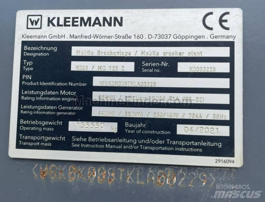 Kleemann MC125Z Мобилни трошачки
