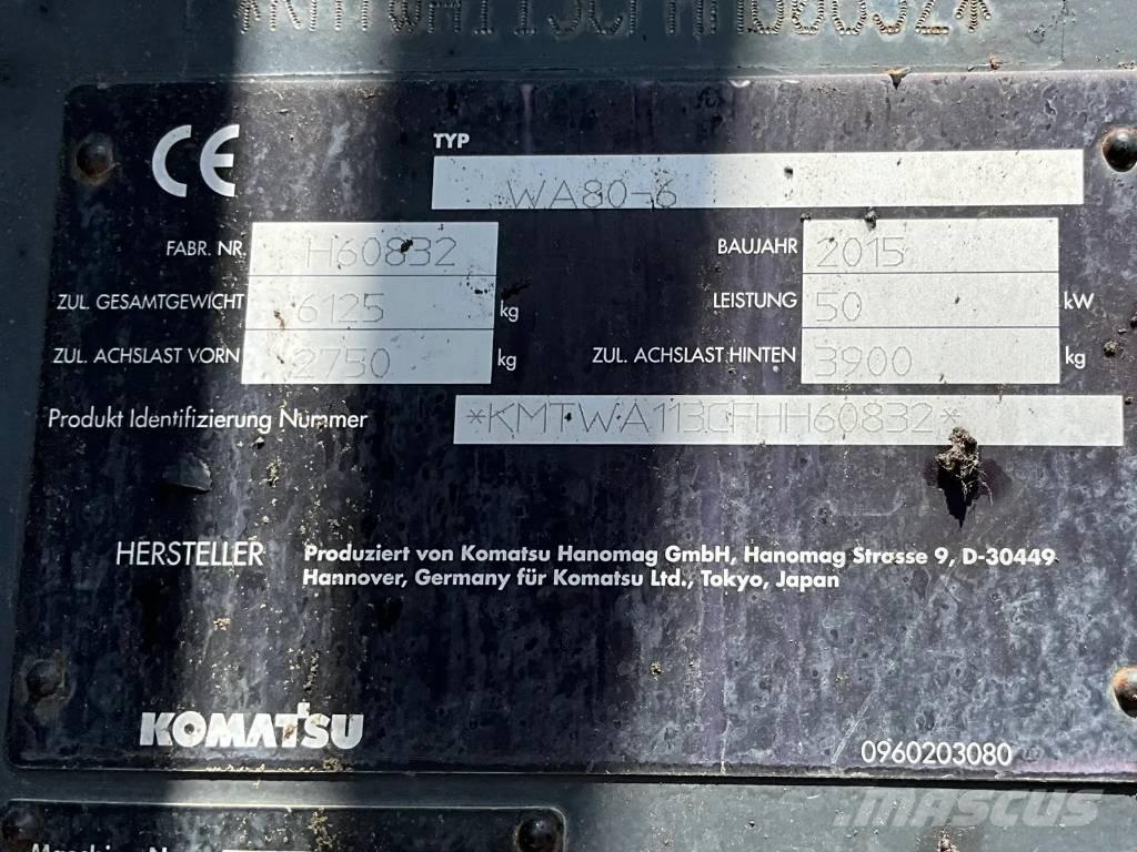 Komatsu WA 80-6 Колесни товарачи