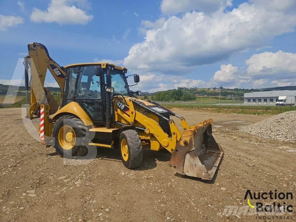 CAT 428 F Товарач със заден ексватор