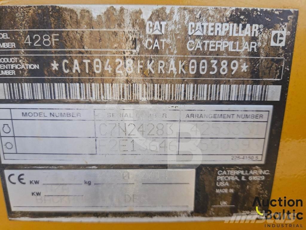 CAT 428 F Товарач със заден ексватор