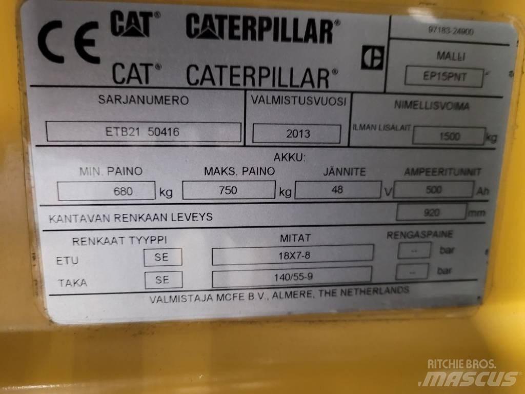 CAT EP15PNT Електрически вилични кари-повдигачи