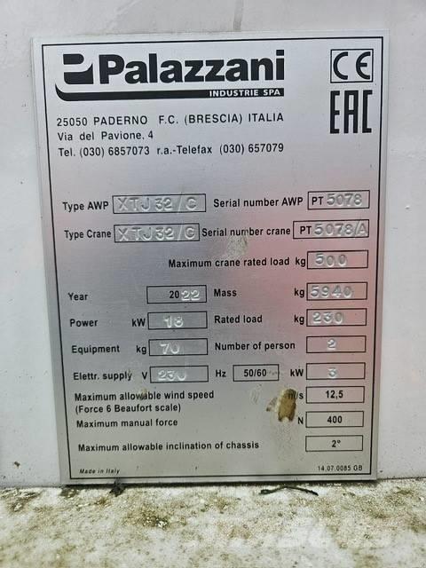 Palazzani XTJ 32C Други вишки и платформи