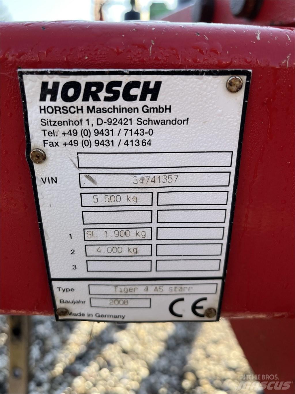 Horsch Tiger 4 AS Брани