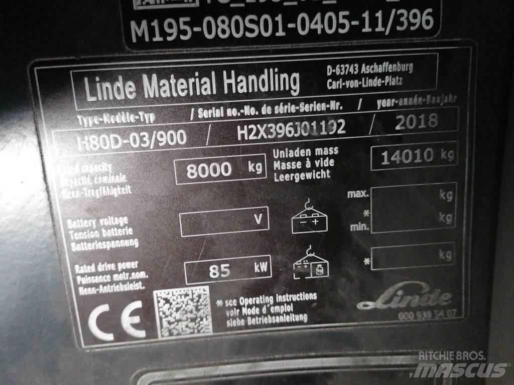 Linde H80D-03/900 Дизелови камиони