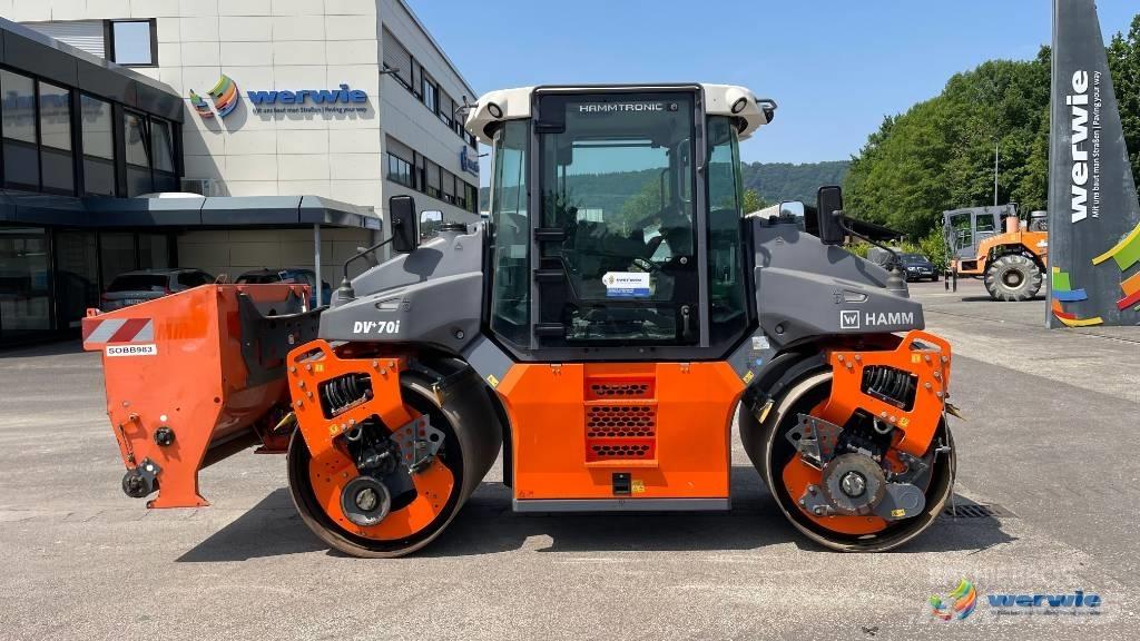 Hamm DV+ 70iVV-S Двойни барабанни ролки
