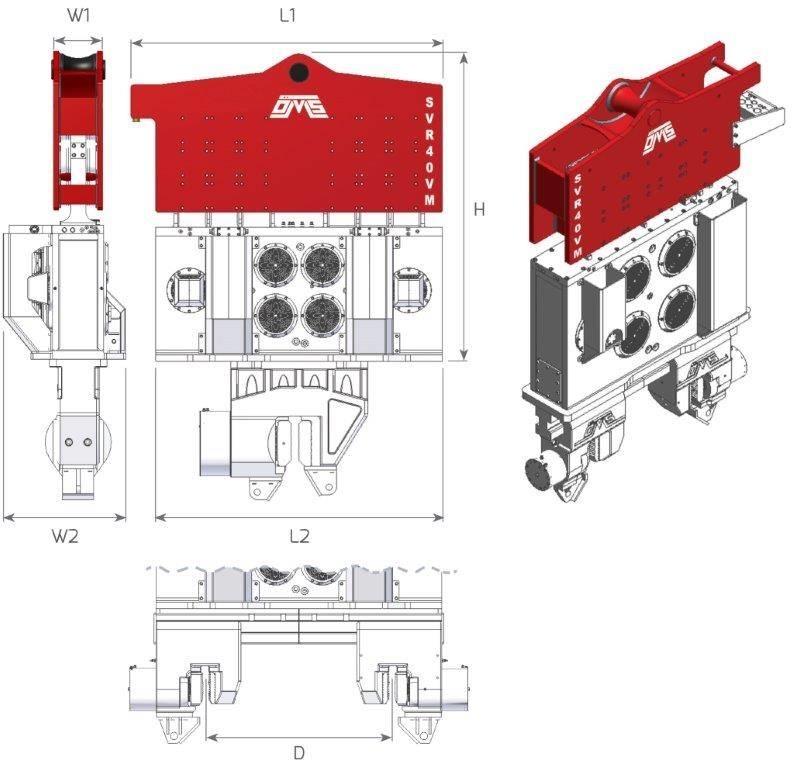  SVR 40VM Вибрационни набивачи