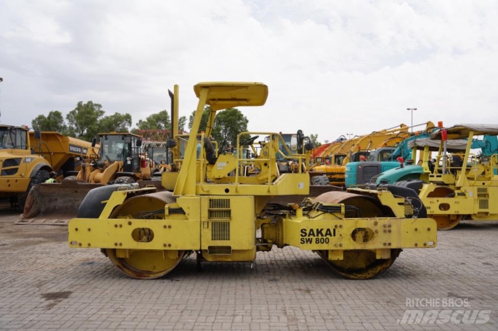 Sakai SW 800 Двойни барабанни ролки
