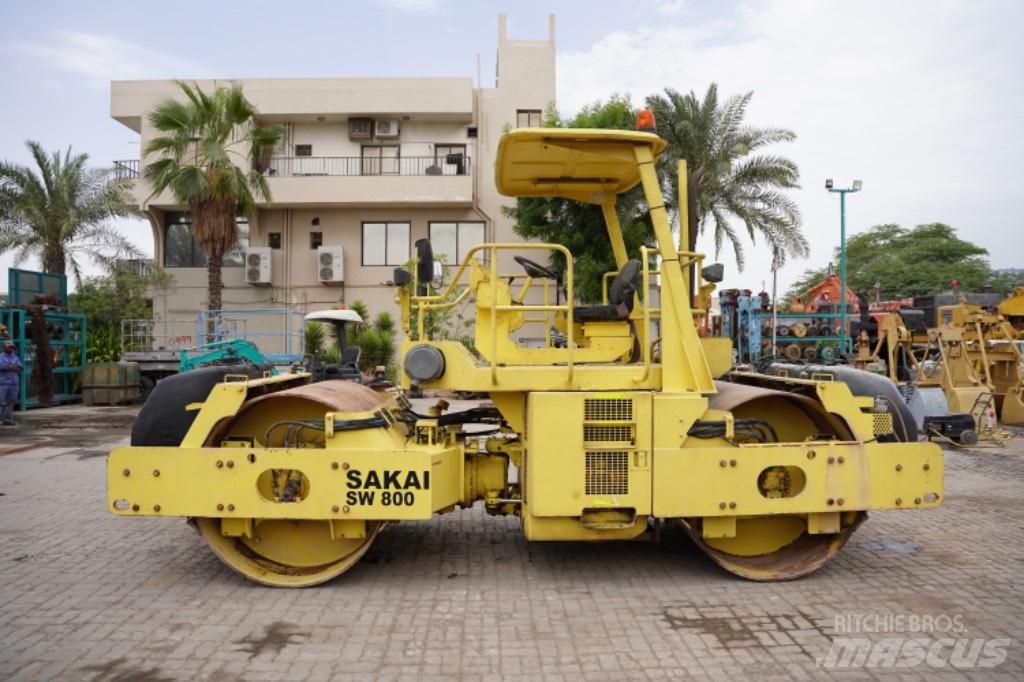 Sakai SW 800 Двойни барабанни ролки
