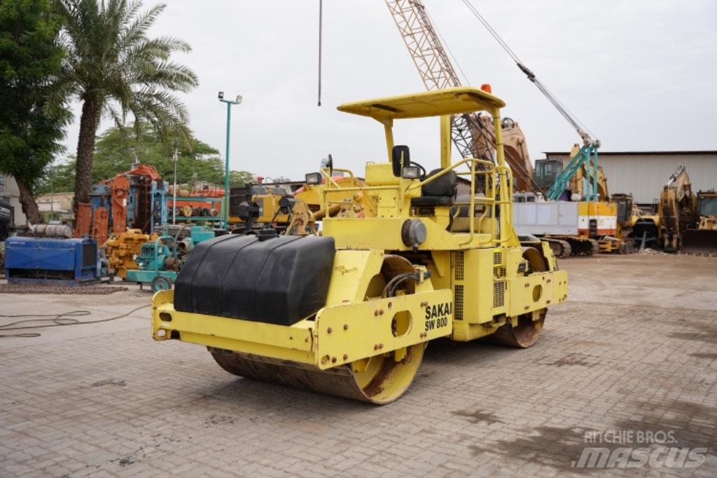 Sakai SW 800 Двойни барабанни ролки
