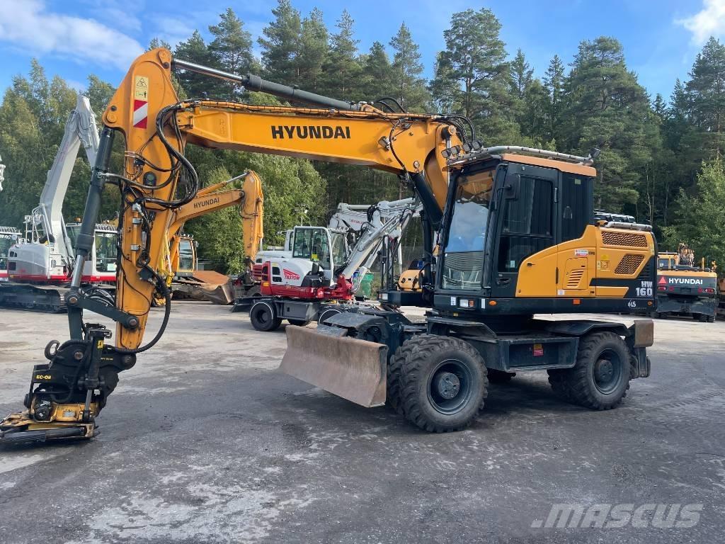 Hyundai HW 160 Колесни екскаватори