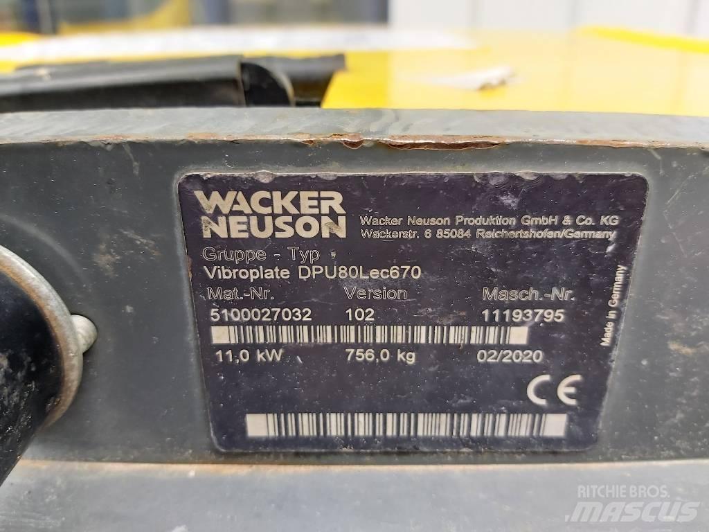 Wacker Neuson DPU 80 Уплътнители за плочи
