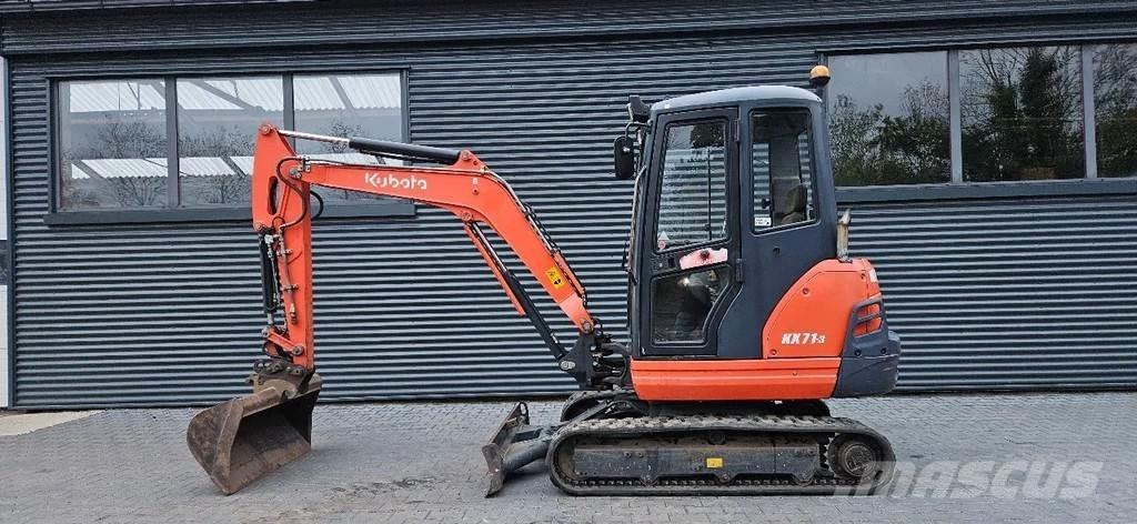 Kubota KX71-3 Мини екскаватори < 7 т