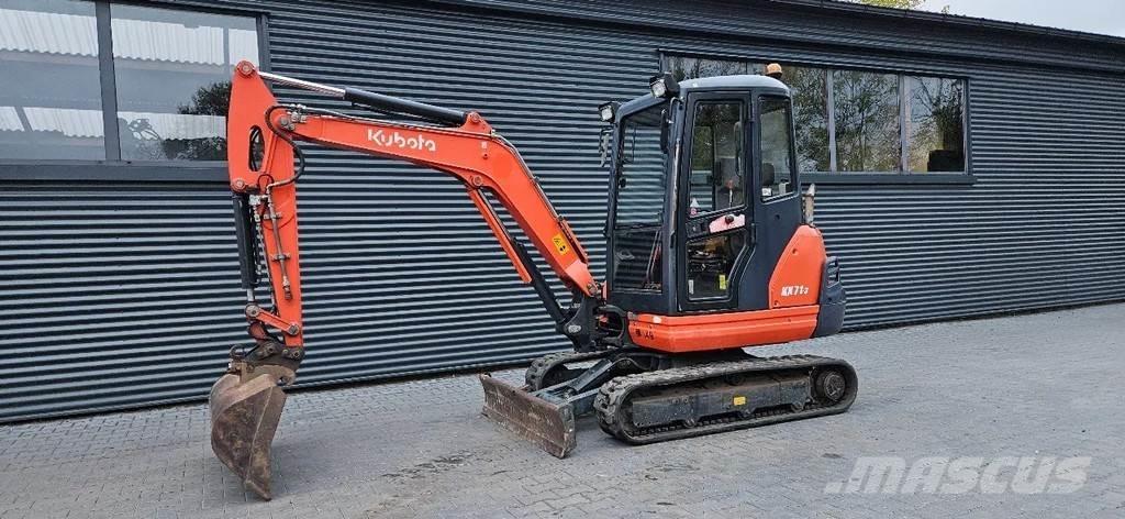 Kubota KX71-3 Мини екскаватори < 7 т
