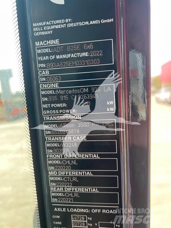 Bell B25E Дъмпери/моторни превозни средства