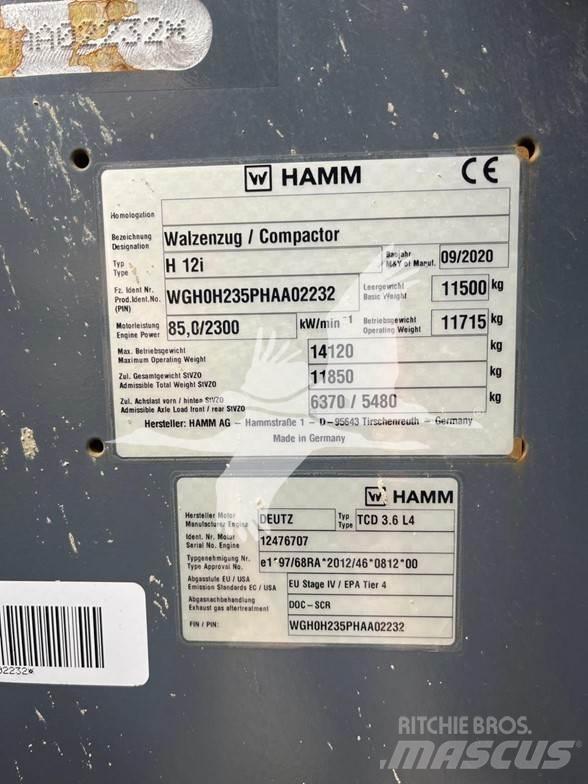 Hamm H12i Еднобарабанни ролки
